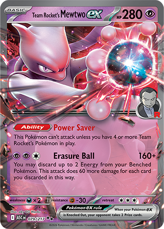 079/217 - Team Rocket's Mewtwo Ex