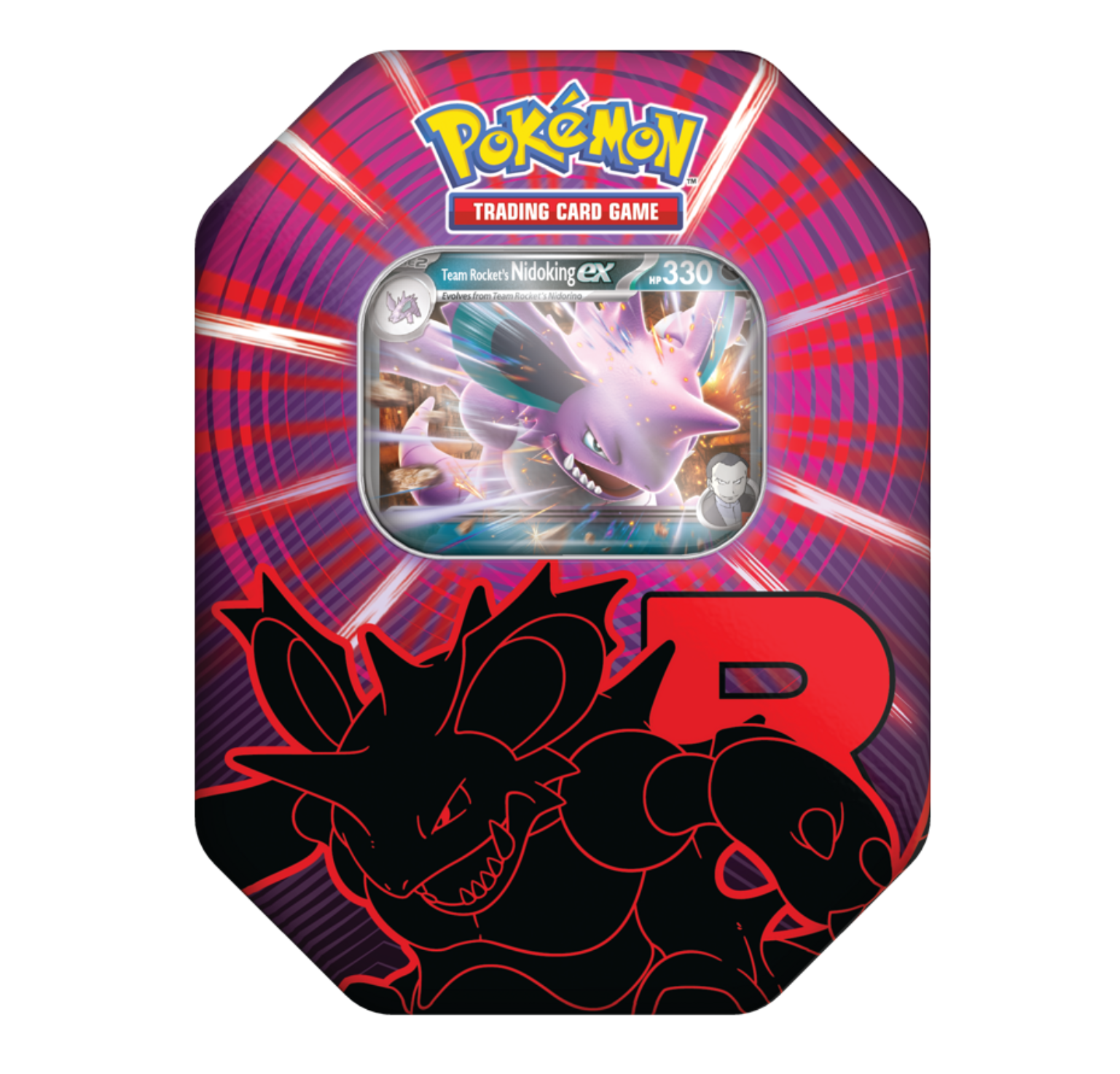 Pokemon TCG: Team Rocket Tin – Nidoking EX