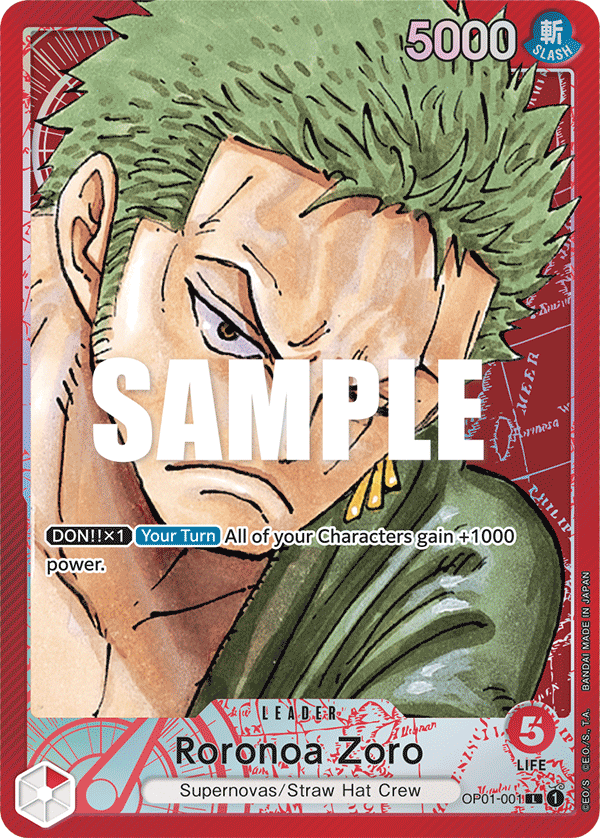 OP01-001 - Roronoa Zoro (Leader) (Alt Art)