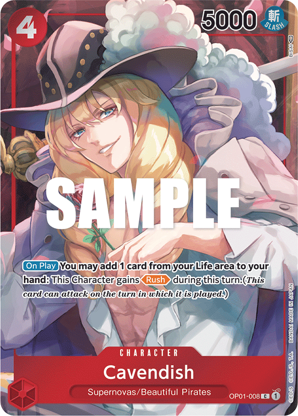 OP01-008 - Cavendish (Alt Art)