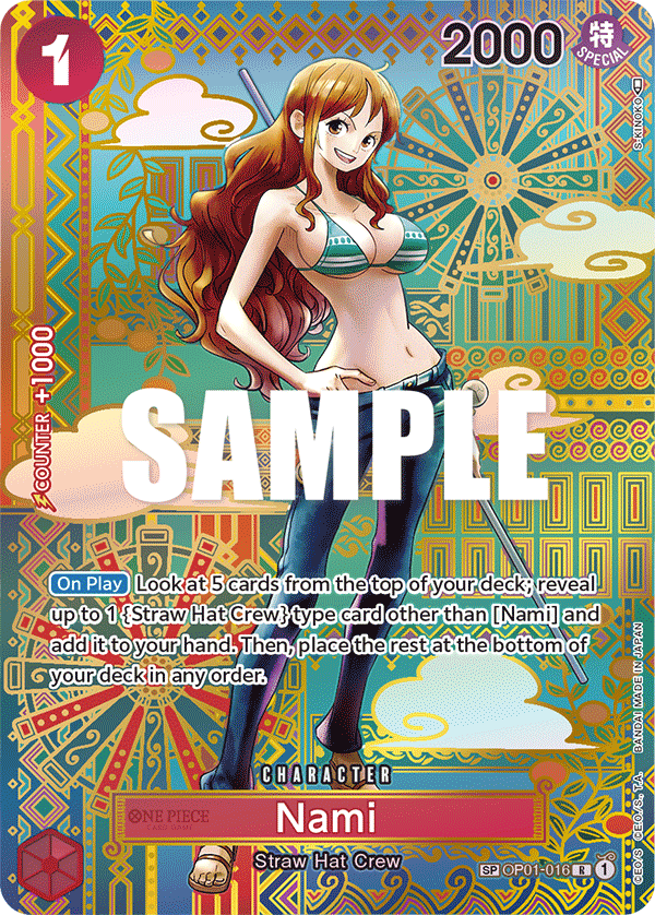 OP01-016 - Nami (Alt Art) (Special Card)