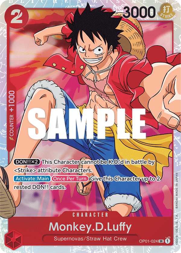 OP01-024 - Monkey.D.Luffy (SR)