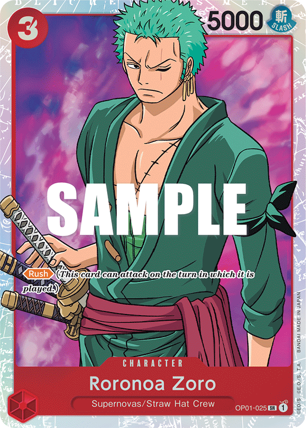 OP01-025 - Roronoa Zoro (SR)