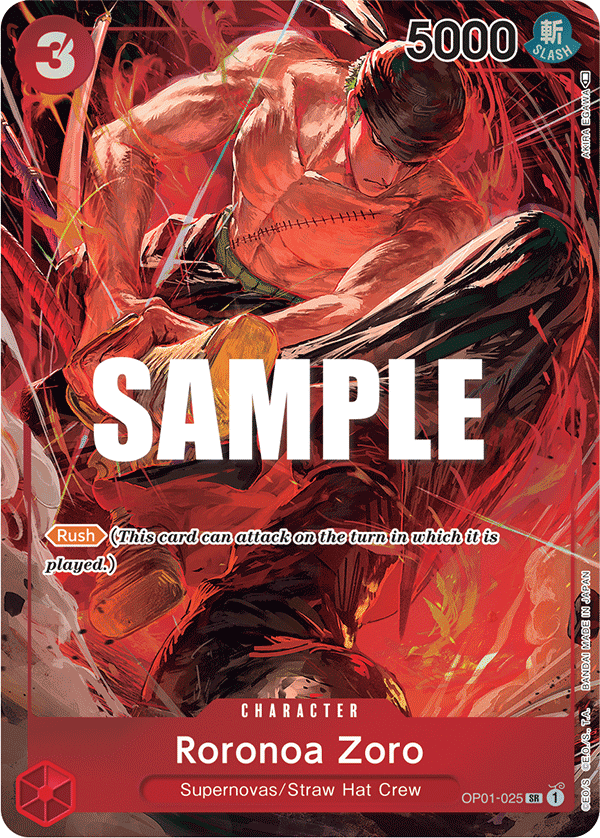 OP01-025 - Roronoa Zoro (SR) (Alt Art)