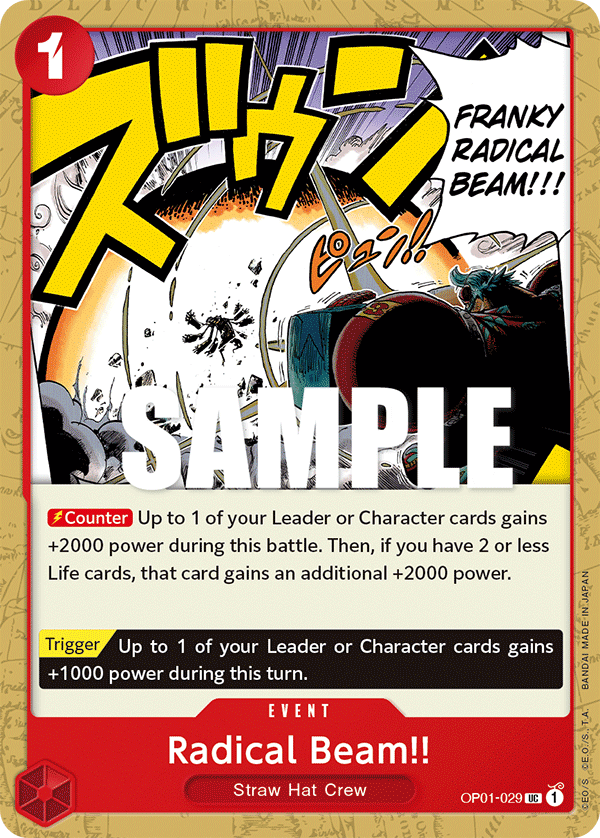 OP01-029 - Radical Beam!!