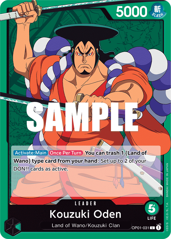 OP01-031 - Kouzuki Oden (Leader)