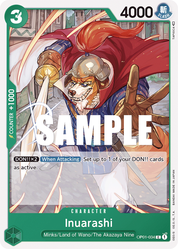 OP01-034 - Inuarashi