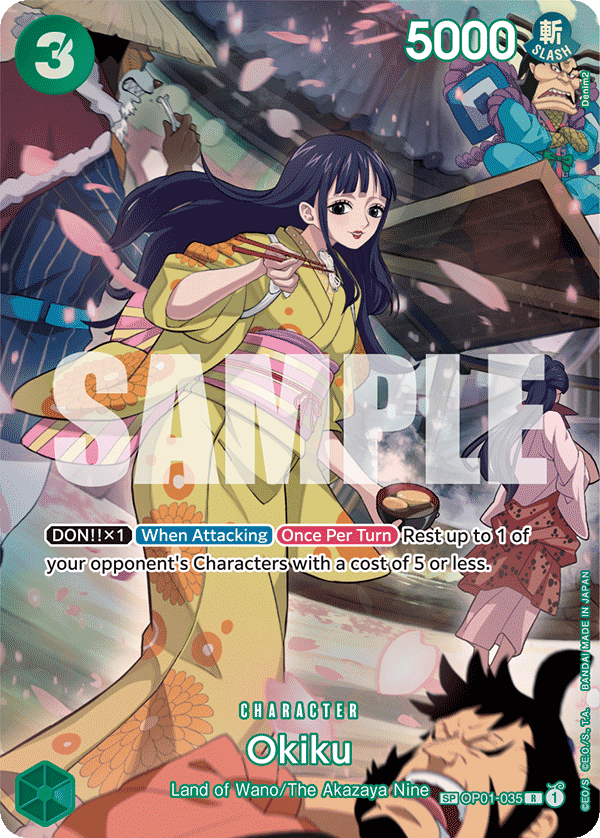 OP01-035 - Okiku (Alt Art) (Special Card)