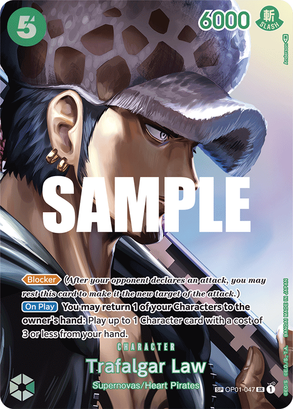 OP01-047 - Trafalgar Law (SR) (Alt Art) (Special Card)