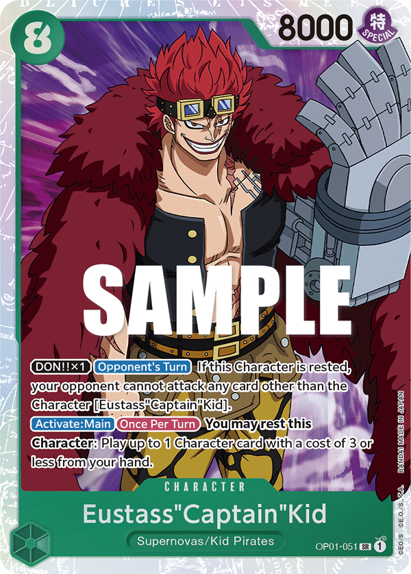 OP01-051 - Eustass"Captain"Kid (SR)
