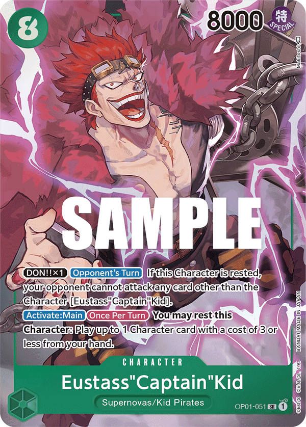 OP01-051 - Eustass"Captain"Kid (SR) (Alt Art)