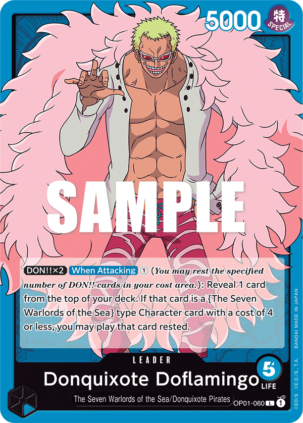 OP01-060 - Donquixote Doflamingo (Leader)
