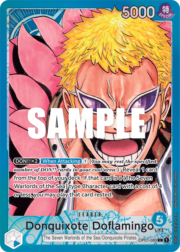 OP01-060 - Donquixote Doflamingo (Leader) (Alt Art)