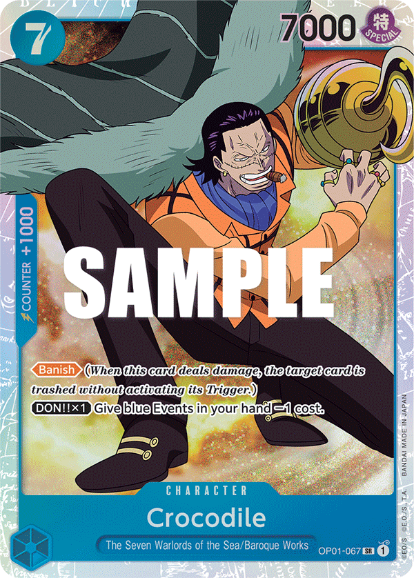 OP01-067 - Crocodile (SR)