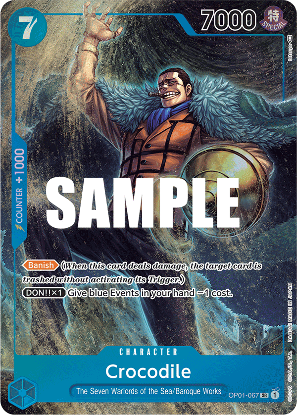 OP01-067 - Crocodile (SR) (Alt Art)
