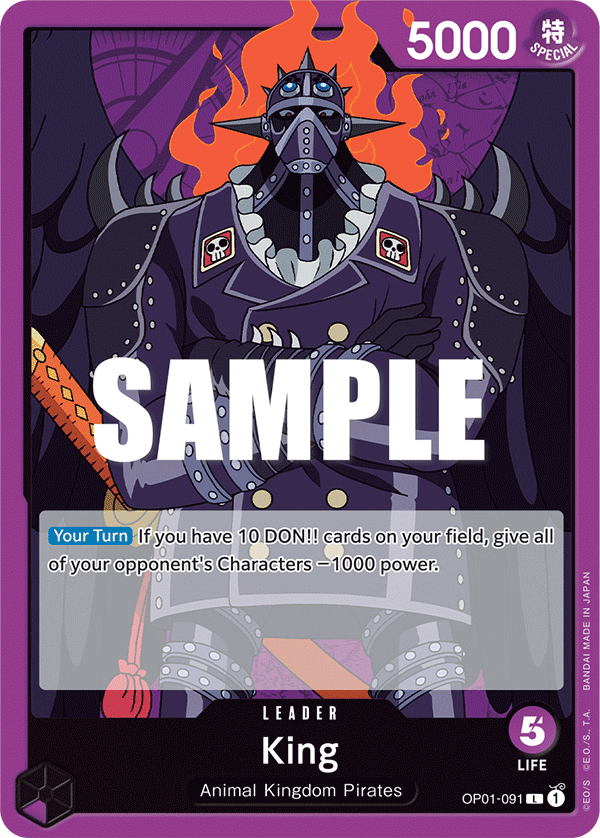 OP01-091 - King (Leader)