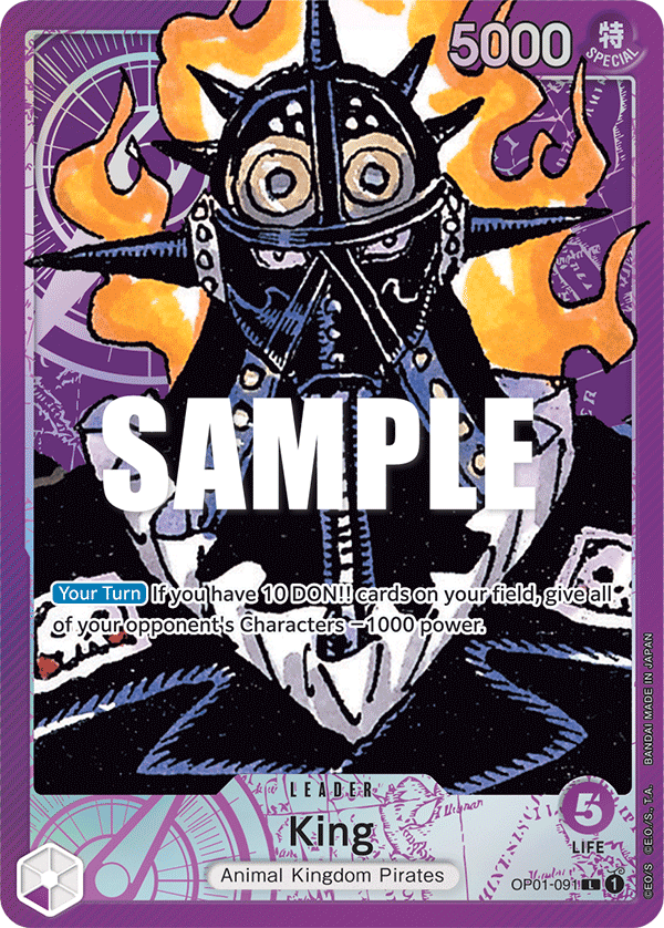 OP01-091 - King (Leader) (Alt Art)