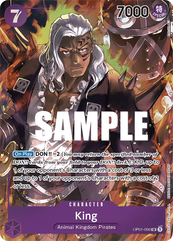 OP01-096 - King (SR) (Alt Art)