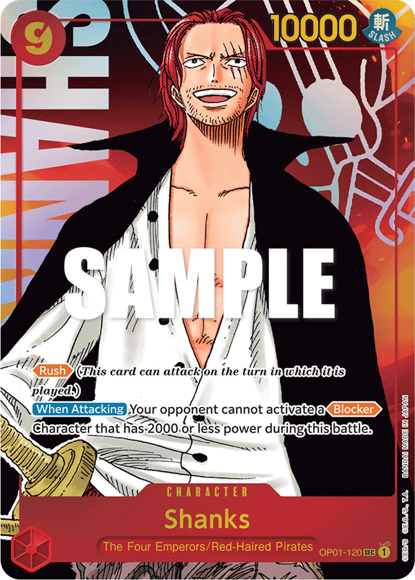 OP01-120 - Shanks (SEC) (Alt Art)