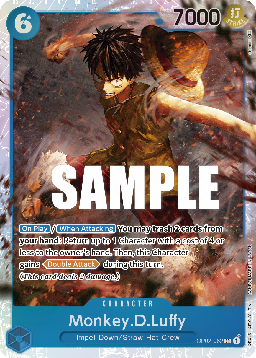 OP02-062 - Monkey.D.Luffy (SR)