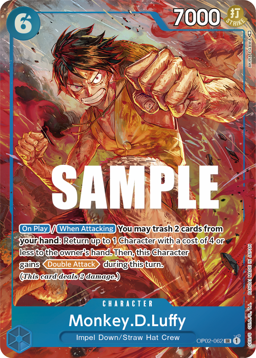 OP02-062 - Monkey.D.Luffy (SR) (Alt Art)