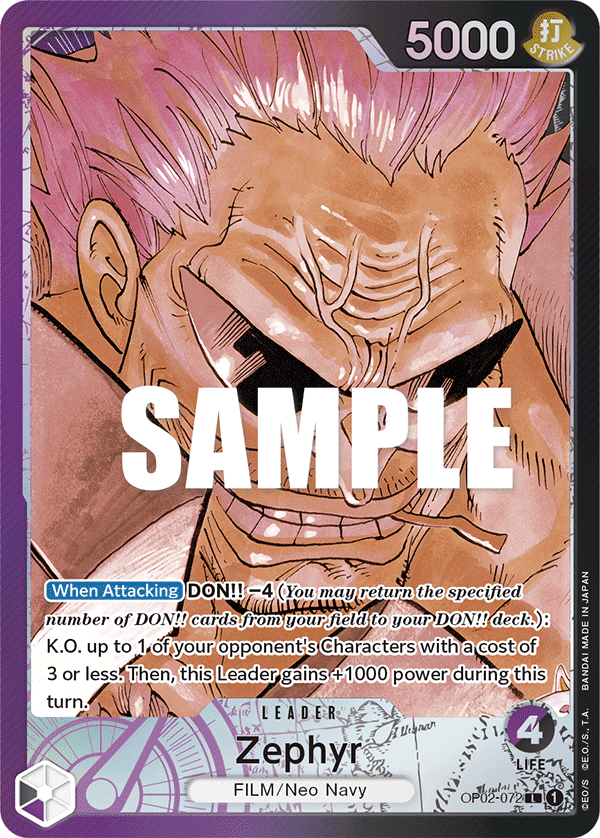 OP02-072 - Zephyr (Leader) (Alt Art)