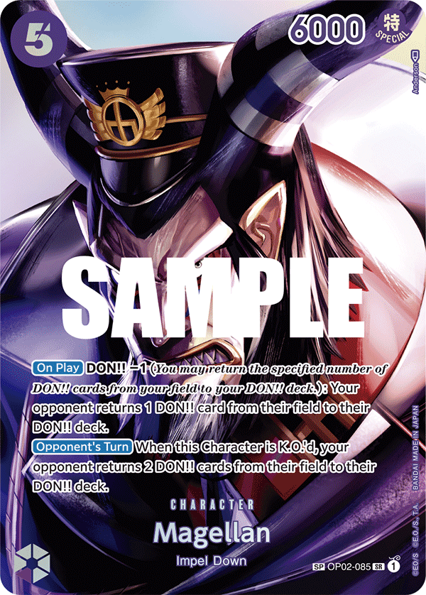 OP02-085 - Magellan (SR) (Alt Art) (Special Card)