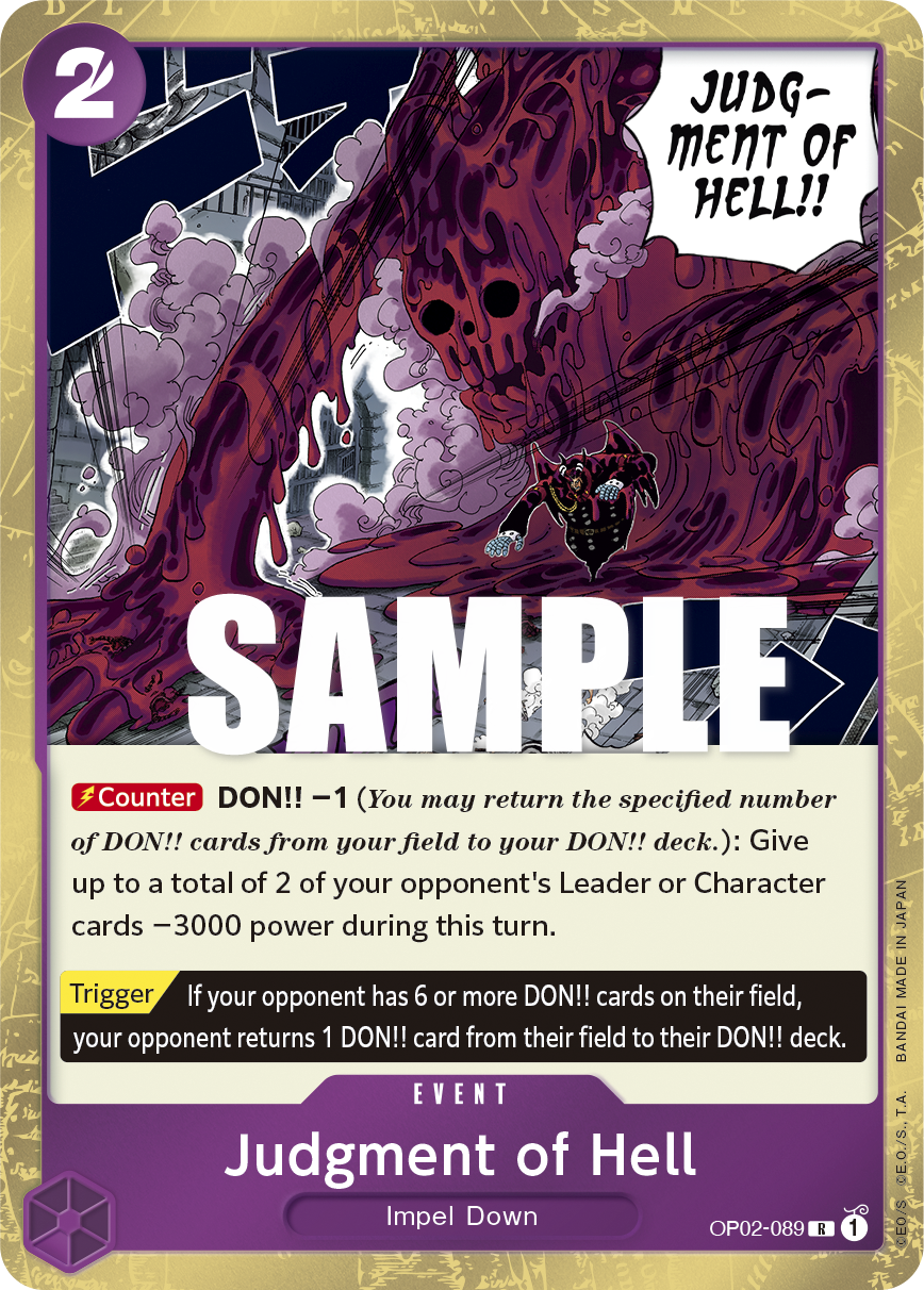OP02-089 - Judgment of Hell