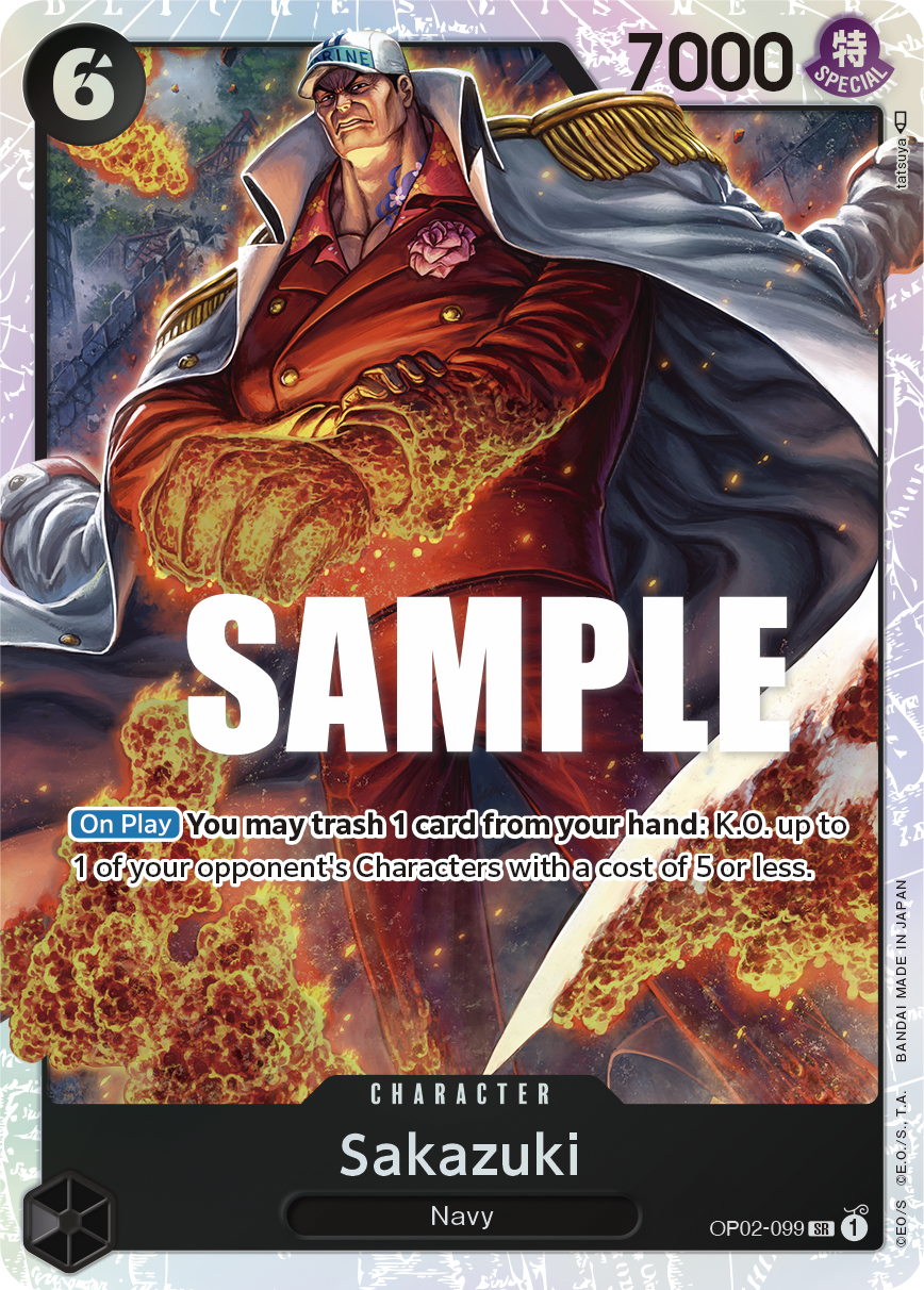 OP02-099 - Sakazuki (SR)