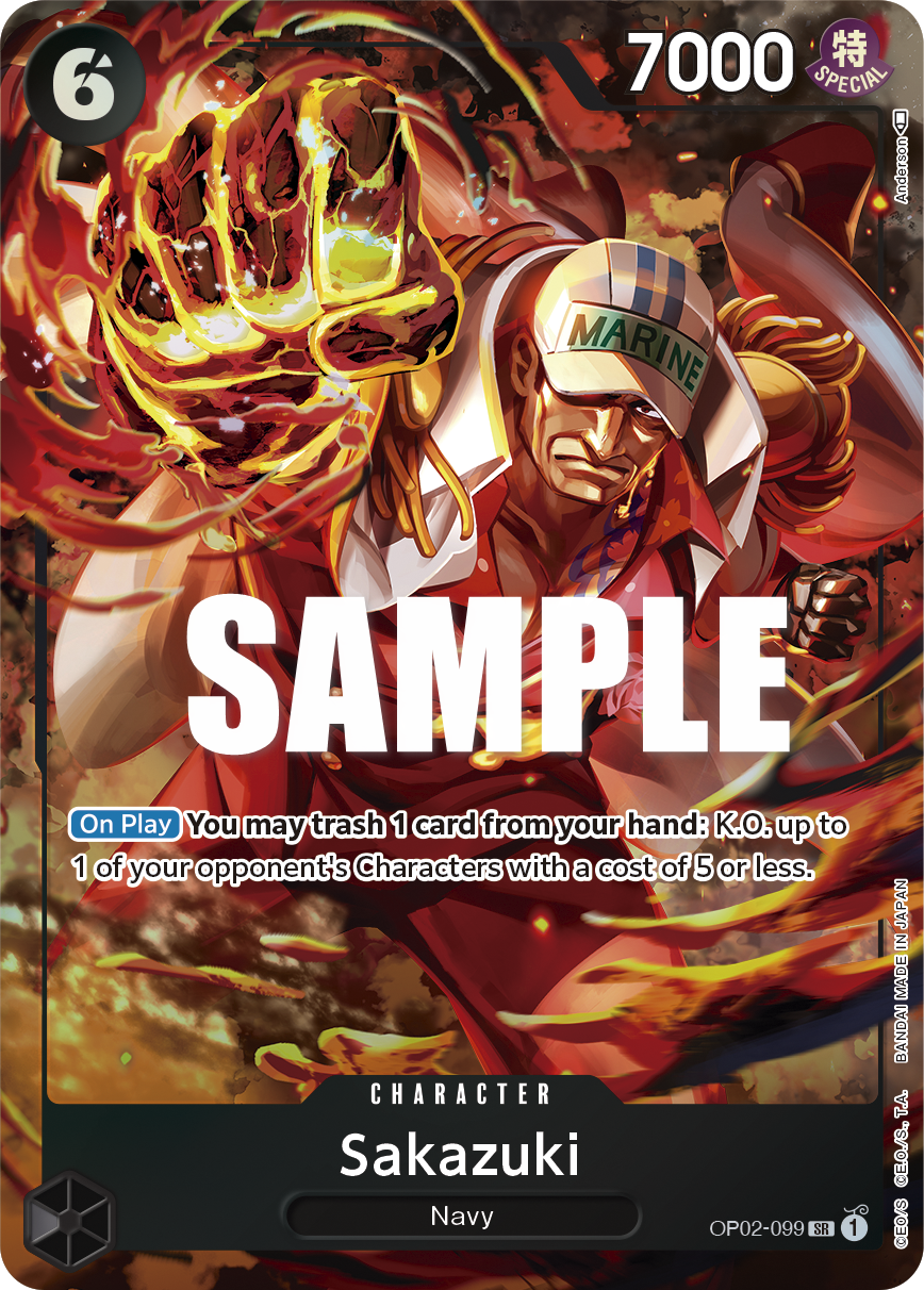 OP02-099 - Sakazuki (SR) (Alt Art)