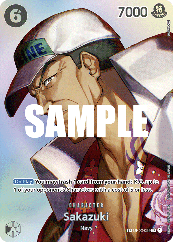 OP02-099 - Sakazuki (SR) (Alt Art) (Special Card)