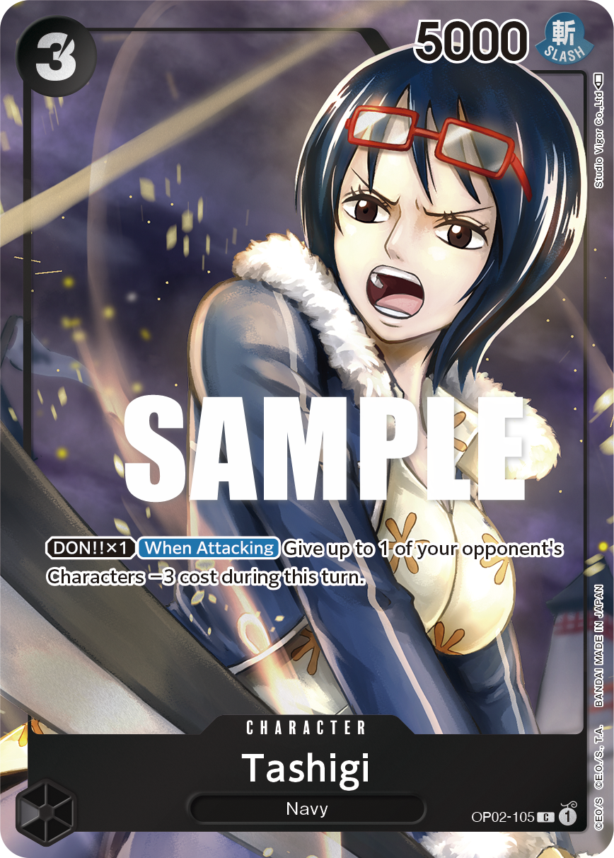 OP02-105 - Tashigi (Alt Art)