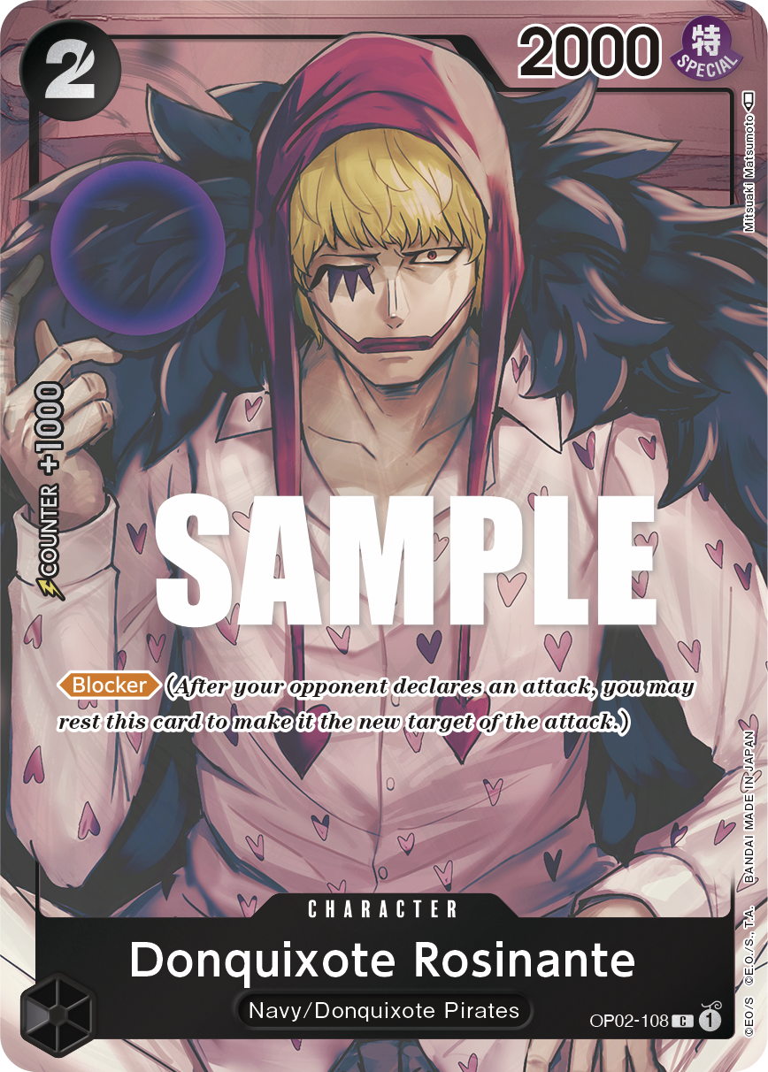OP02-108 - Donquixote Rosinante (Alt Art)
