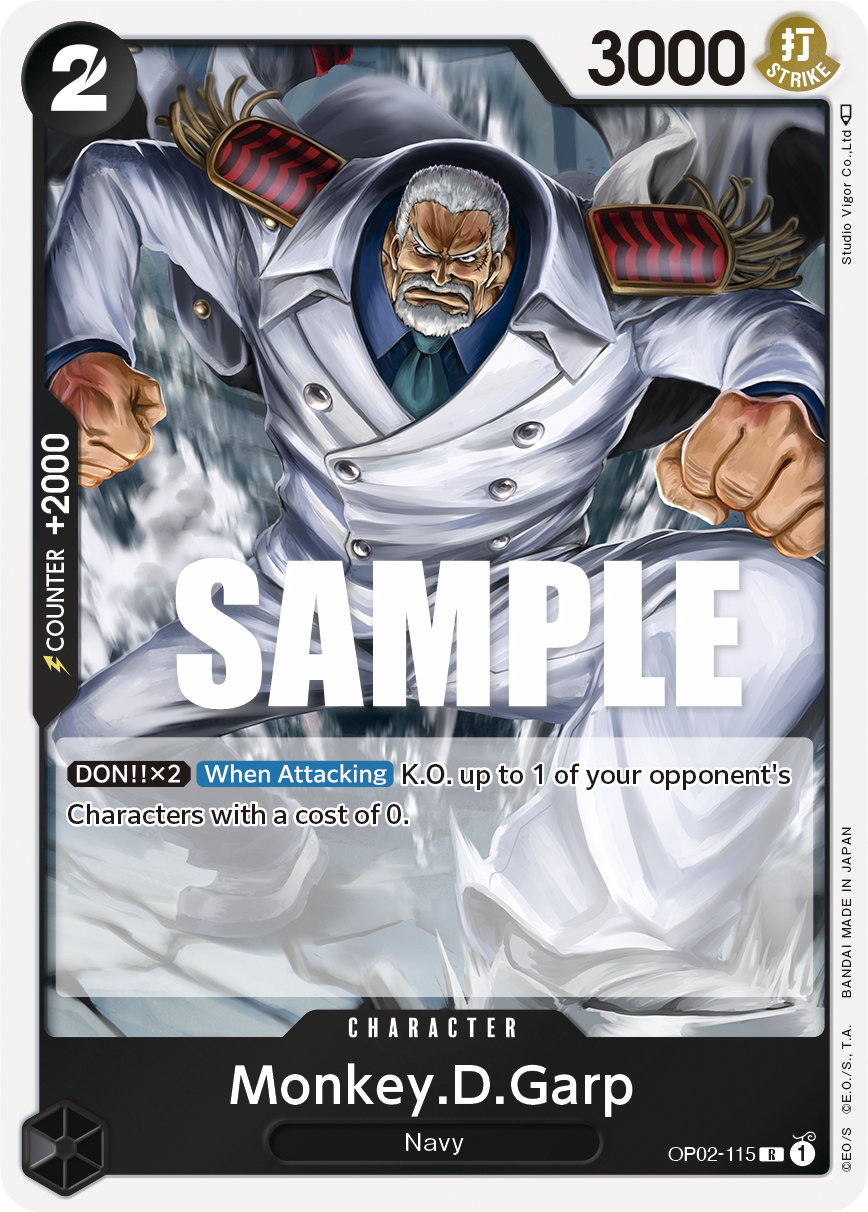 OP02-115 - Monkey.D.Garp