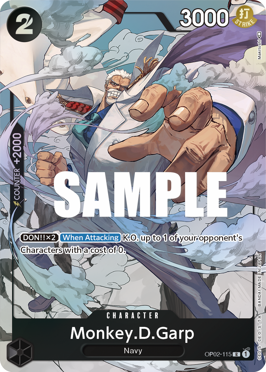 OP02-115 - Monkey.D.Garp (Alt Art)