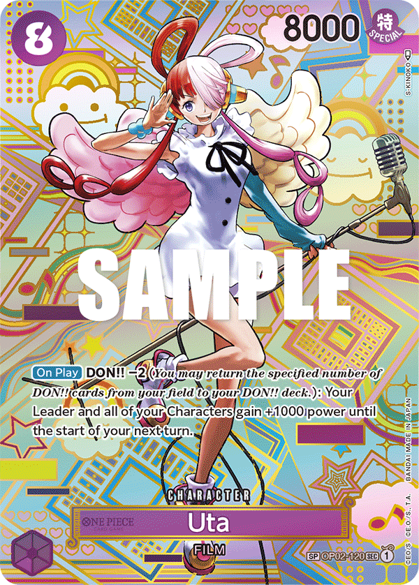 OP02-120 - Uta (SEC) (Alt Art) (Special Card)