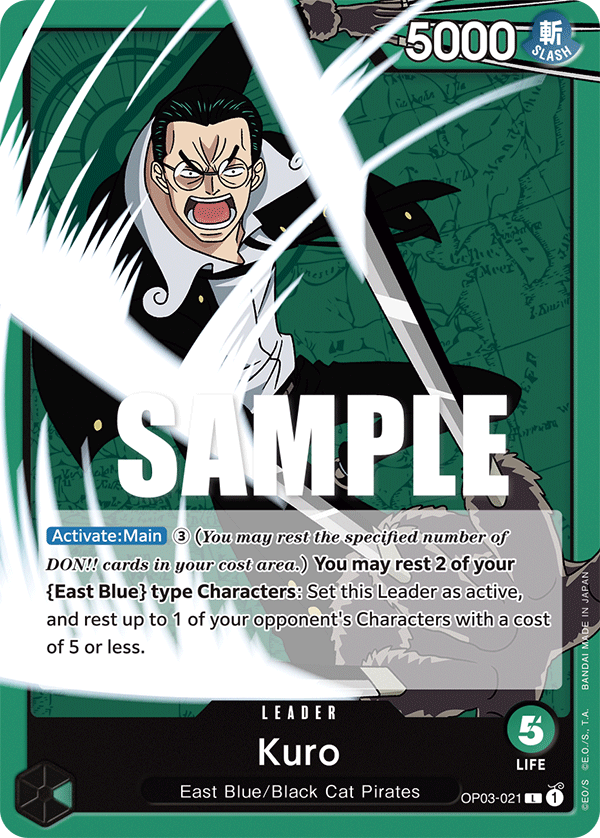 OP03-021 - Kuro (Leader)