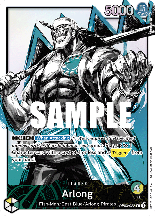 OP03-022 - Arlong (Leader) (Alt Art)