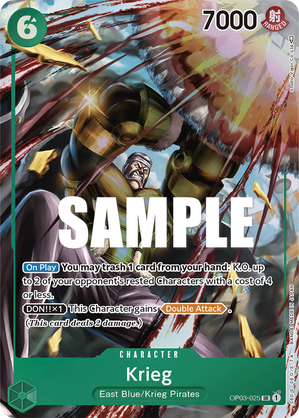 OP03-025 - Krieg (SR) (Alt Art)
