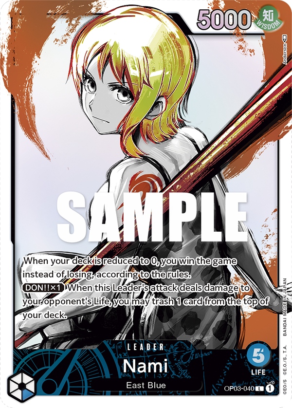 OP03-040 - Nami (Leader) (Alt Art)