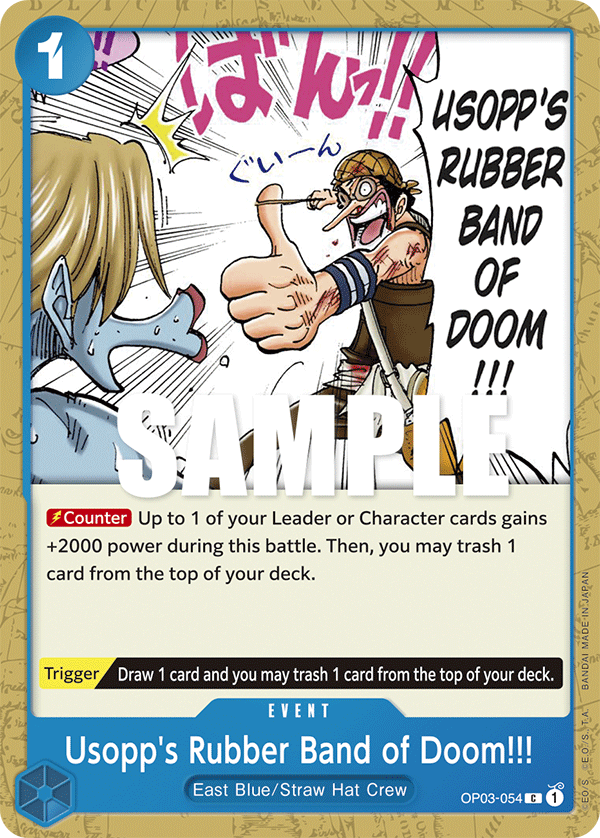 OP03-054 - Usopp's Rubber Band of Doom!!!