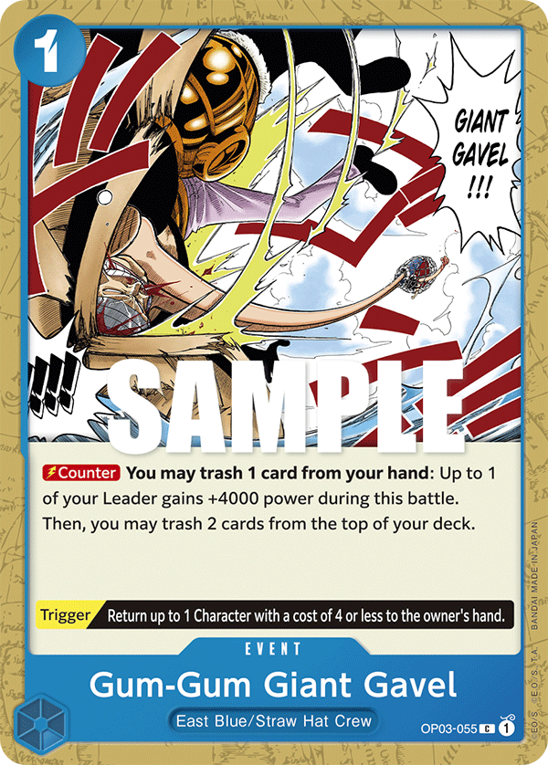 OP03-055 - Gum-Gum Giant Gavel