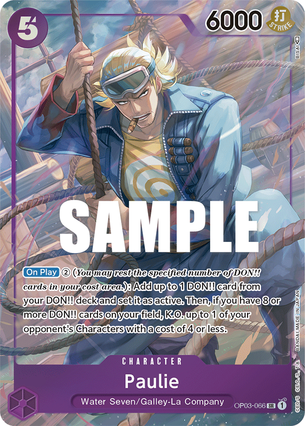 OP03-066 - Paulie (SR) (Alt Art)