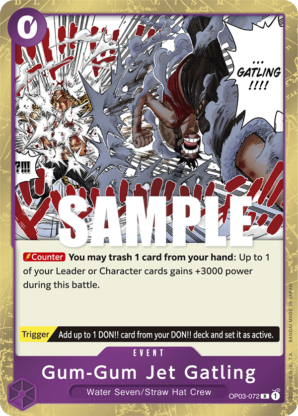 OP03-072 - Gum-Gum Jet Gatling