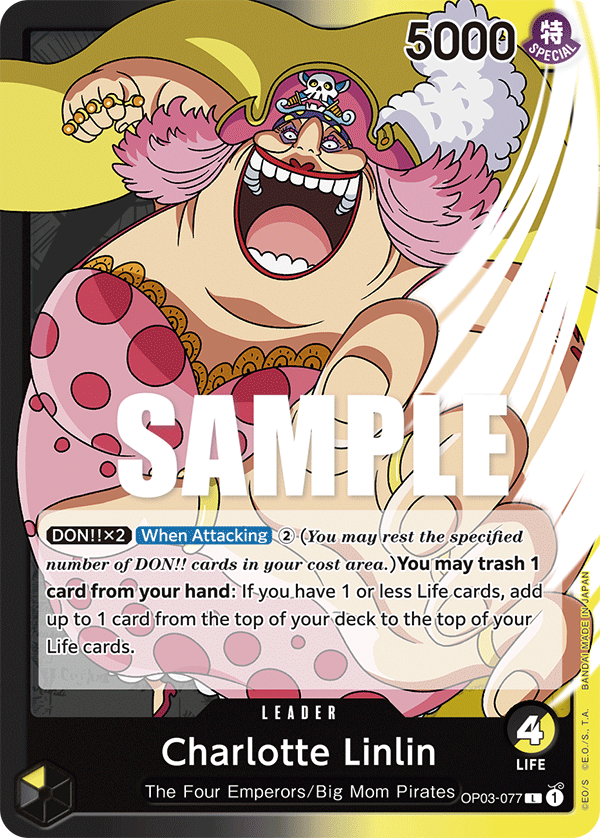 OP03-077 - Charlotte Linlin (Leader)