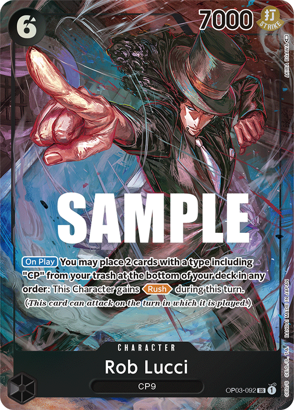 OP03-092 - Rob Lucci (SR) (Alt Art)
