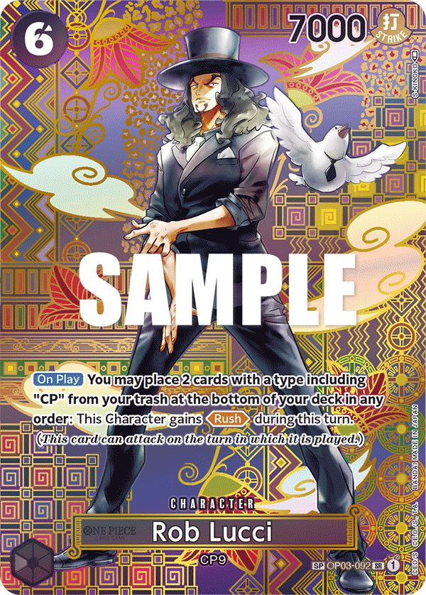 OP03-092 - Rob Lucci (SR) (Alt Art) (Special Card)