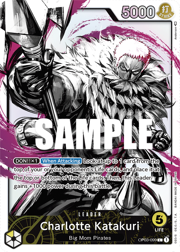 OP03-099 - Charlotte Katakuri (Leader) (Alt Art)