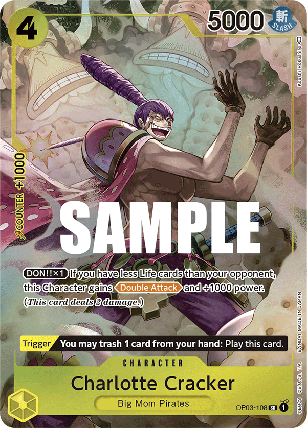 OP03-108 - Charlotte Cracker (SR) (Alt Art)