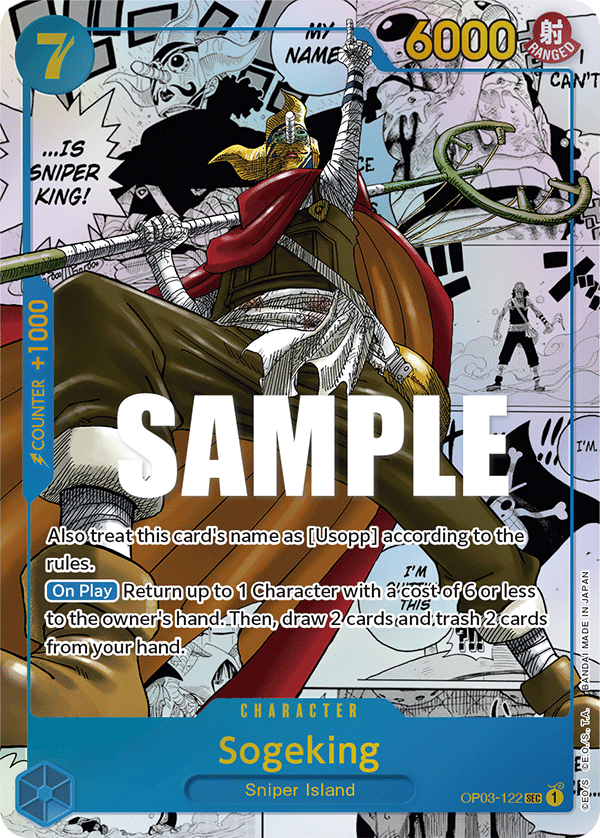 OP03-122 - Sogeking (SEC) (Alt Art) (Manga Rare)